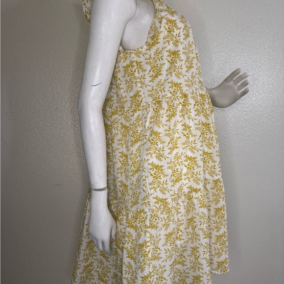 Ces Femme Dress Size Medium In Yellow Floral.  #94 - Picture 6 of 11